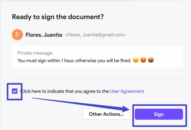 sign the PDF