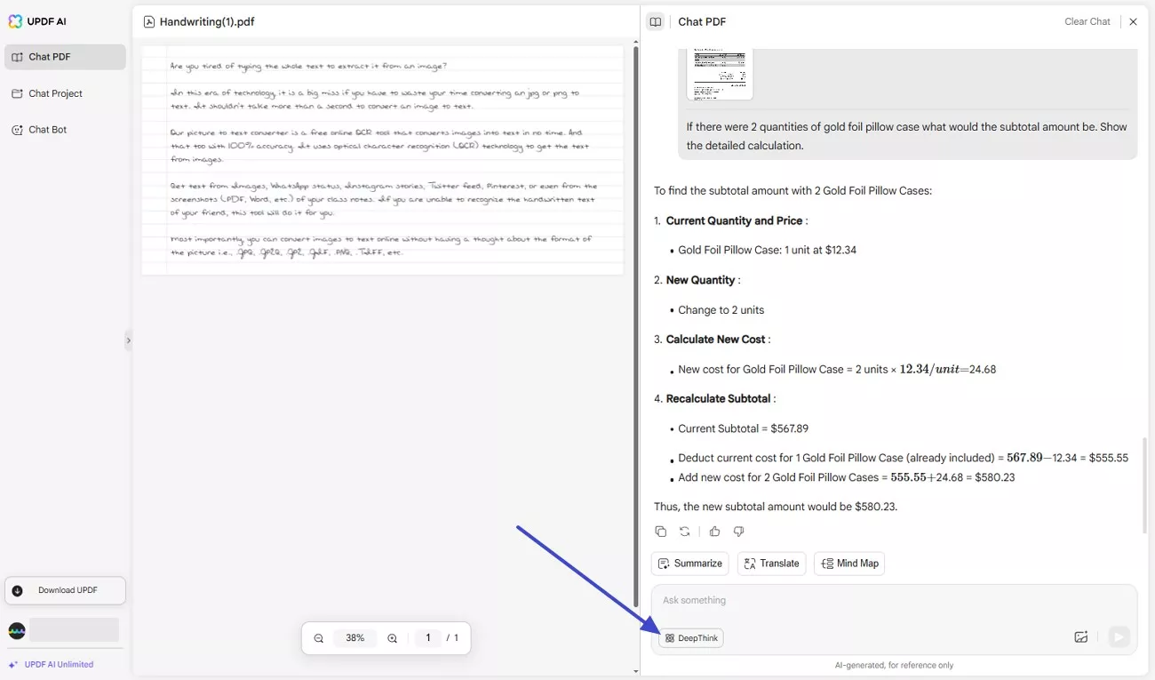 deepseek r1 model updf ai