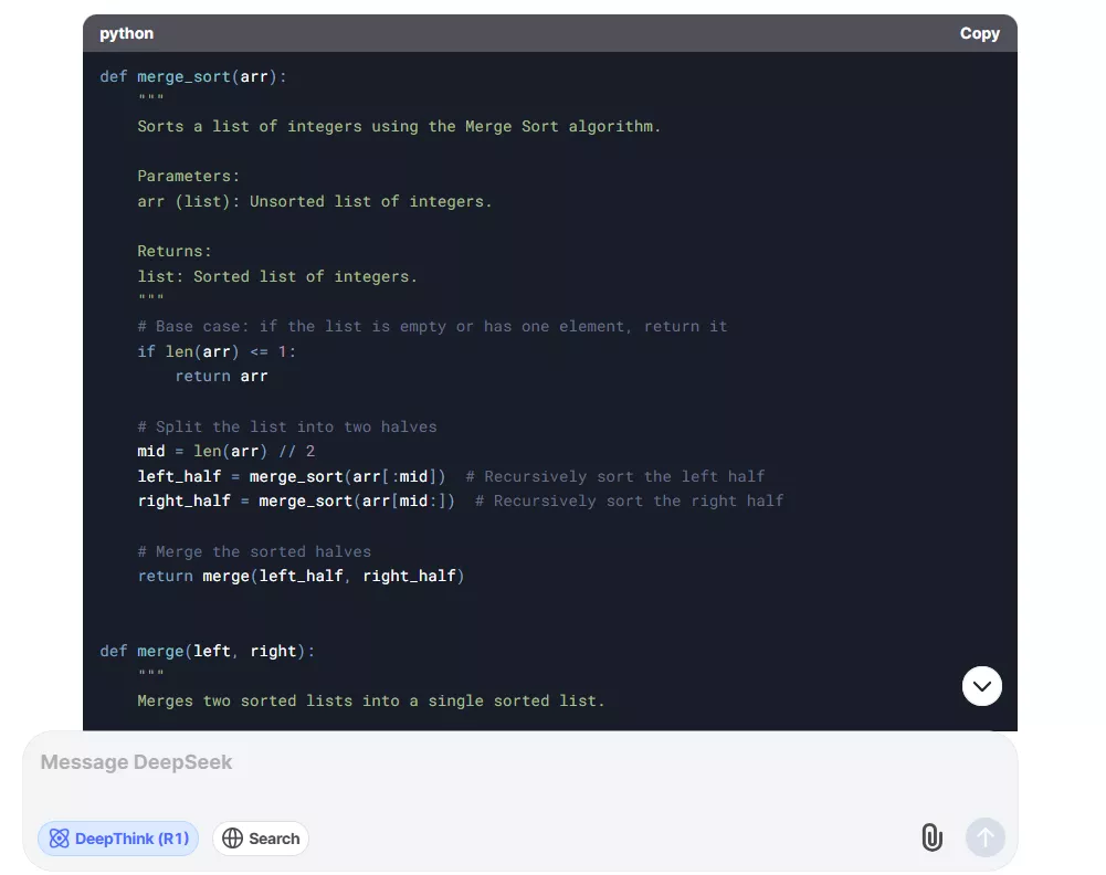 DeepSeek's Coding Proficiency