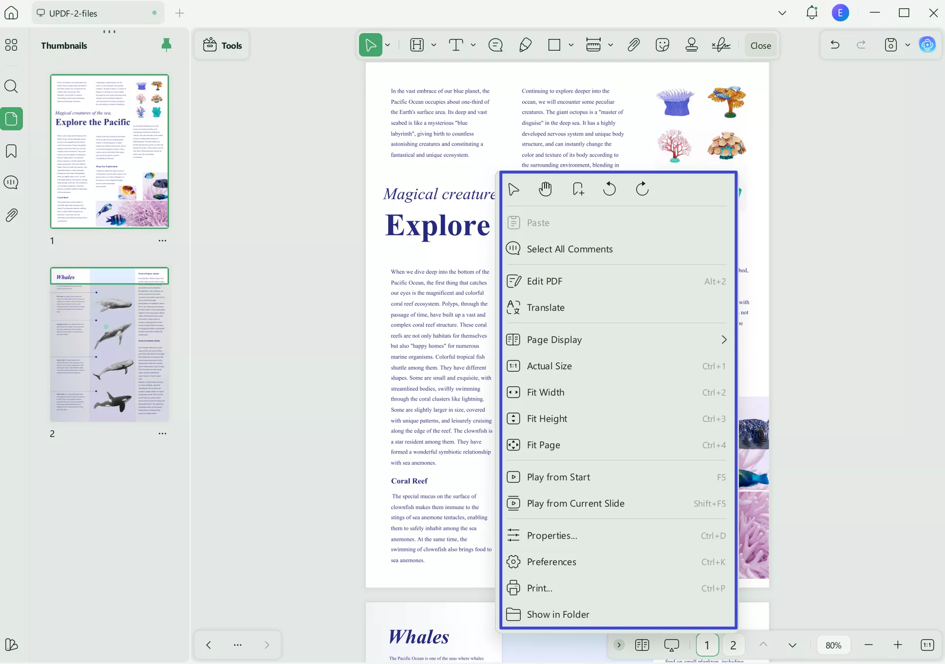 updf pdf reader features