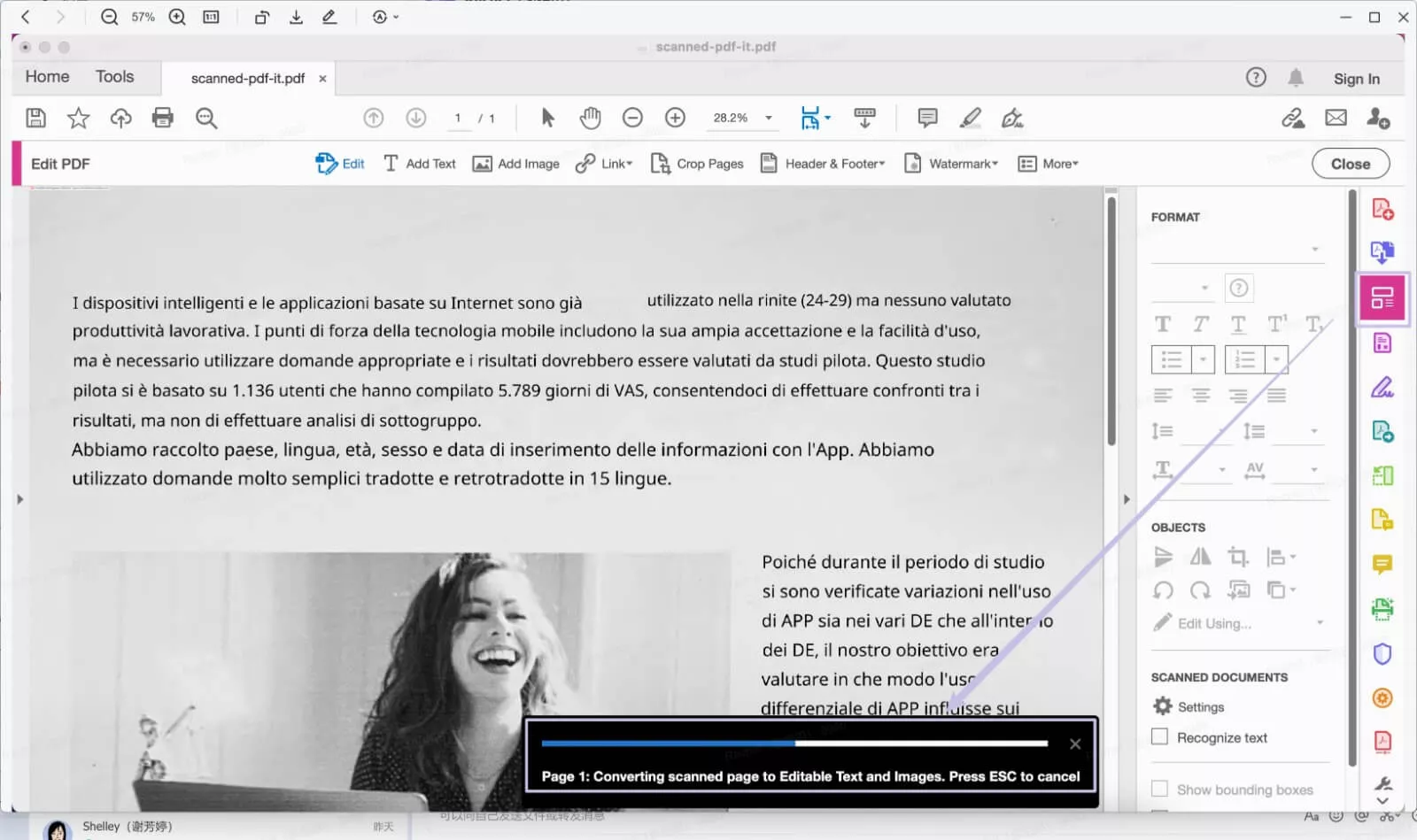 edit pdf to perform ocr in acrobat