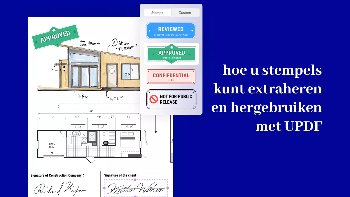 PDF-aanpassing: hoe u stempels kunt extraheren en hergebruiken met UPDF