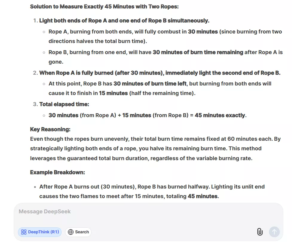 Puzzle Solving & Logical Reasoning of DeepSeek