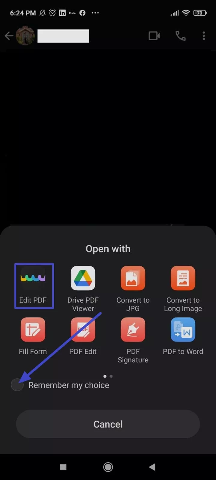 set updf as default android