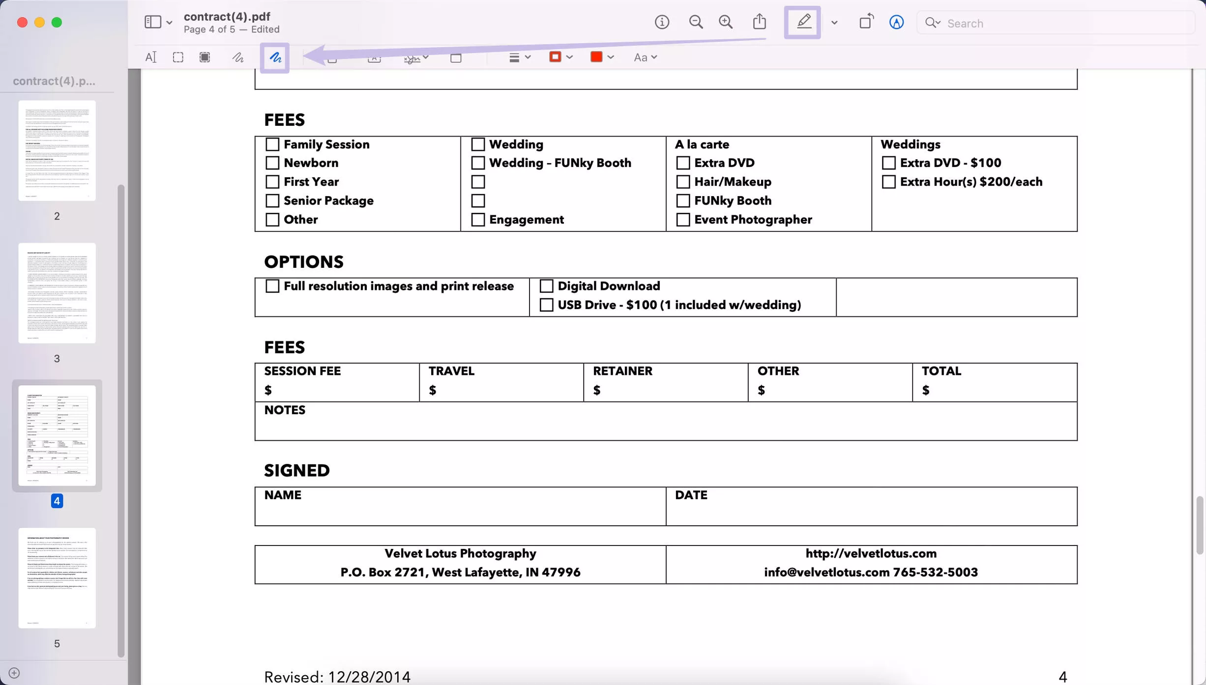 pen feature preview