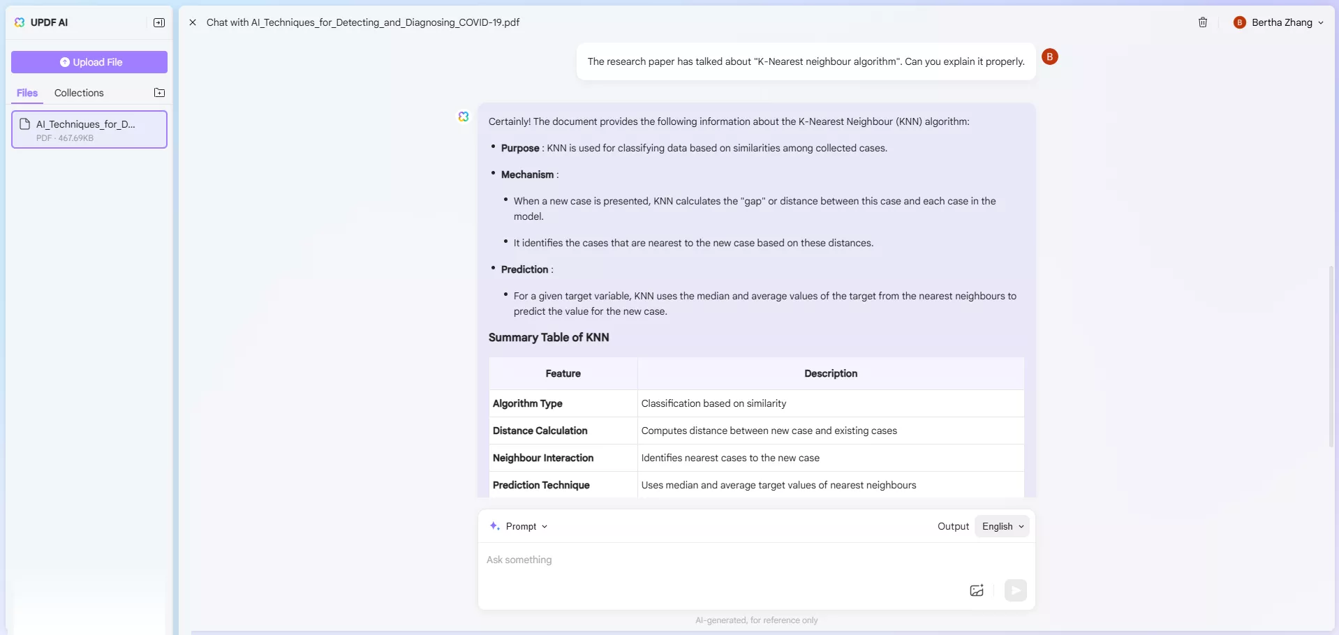 Use ChatGPT model within UPDF AI