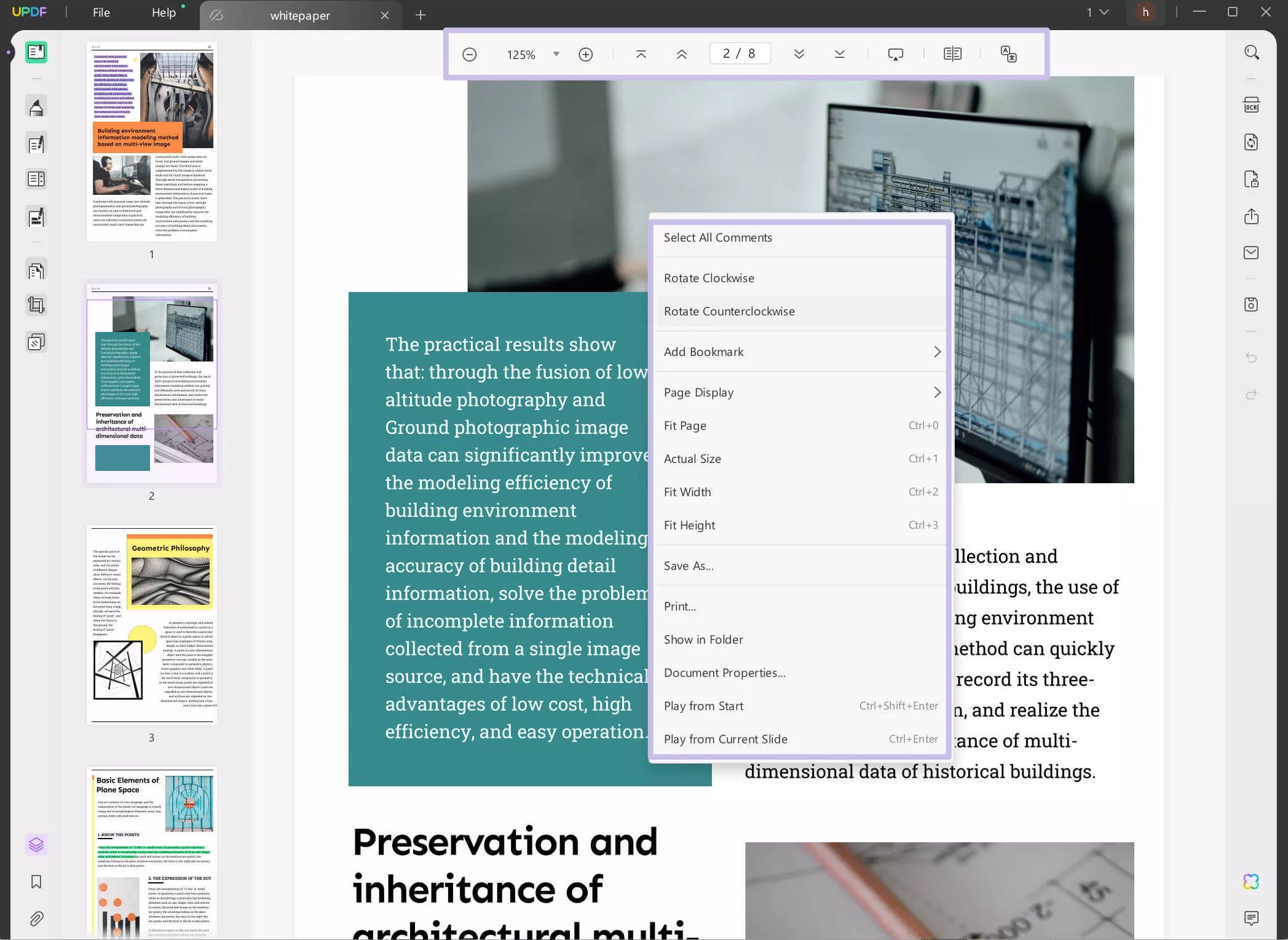 updf pdf reader features