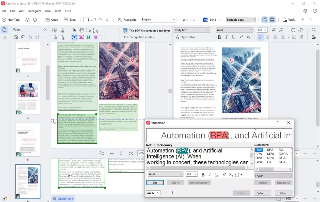 overview on abbyy finereader software