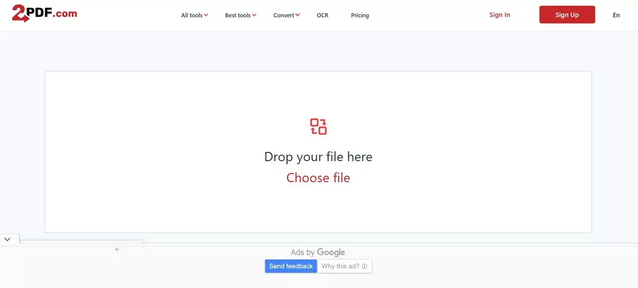 easy to use 2pdf converter