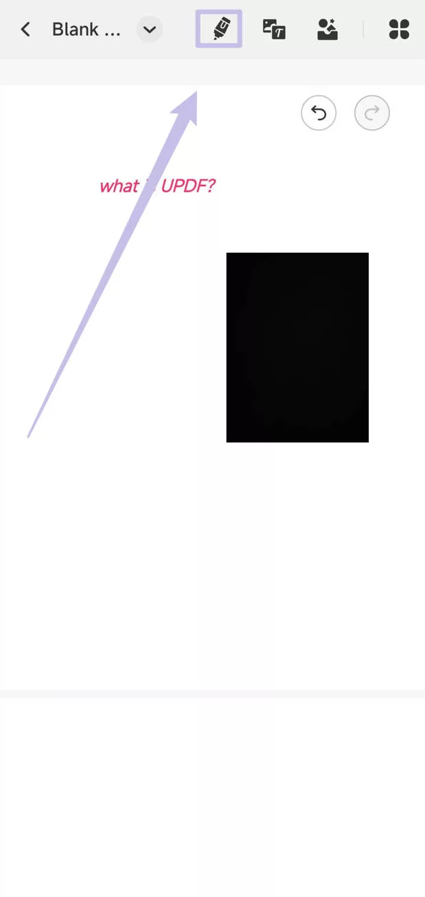 annotate or draw updf android