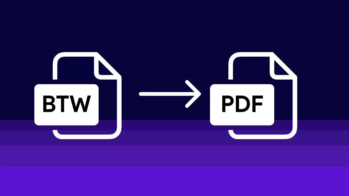 Uitgebreide handleiding voor het converteren van BTW naar PDF [2 methoden]