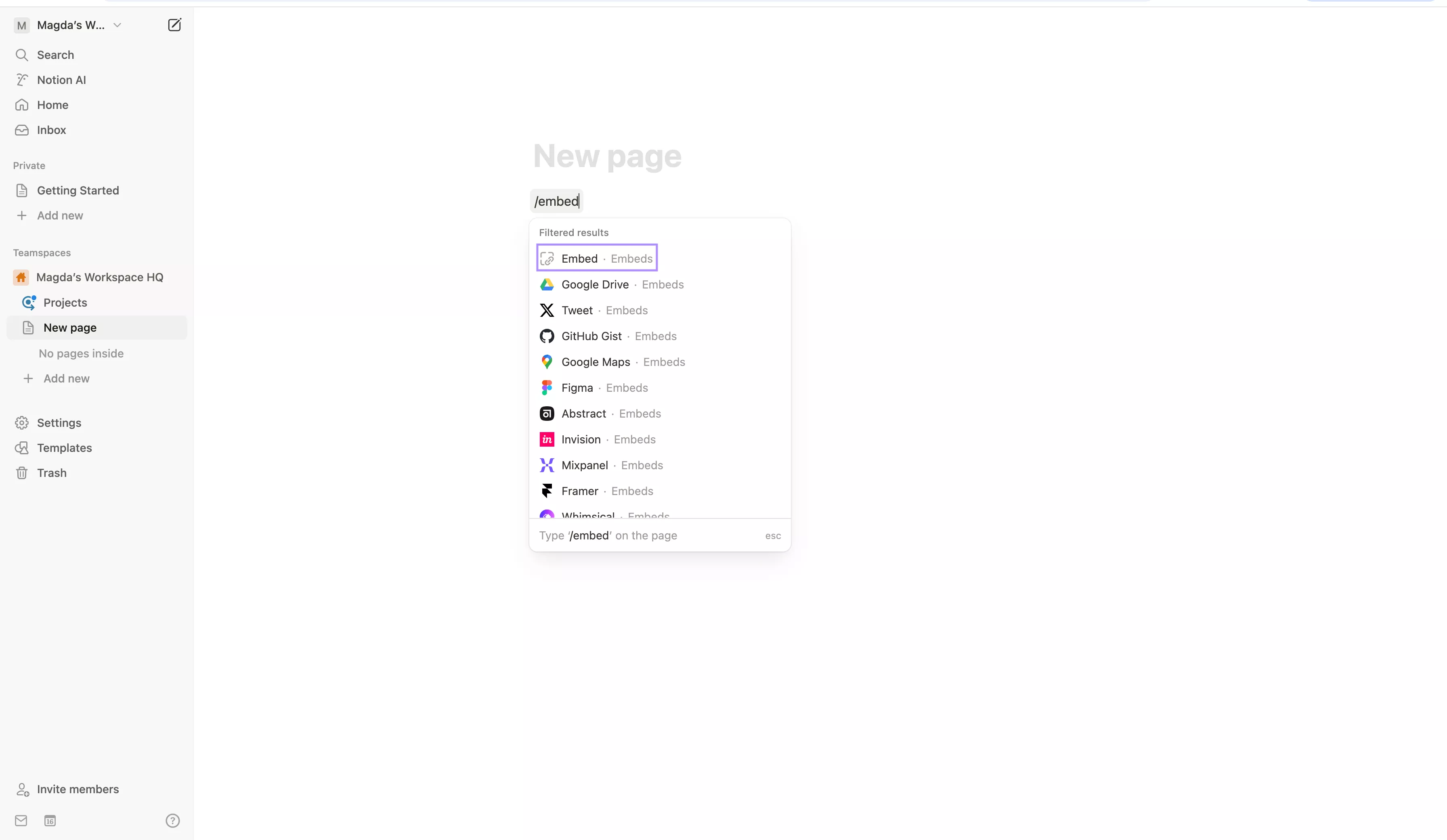 embed pdf notion