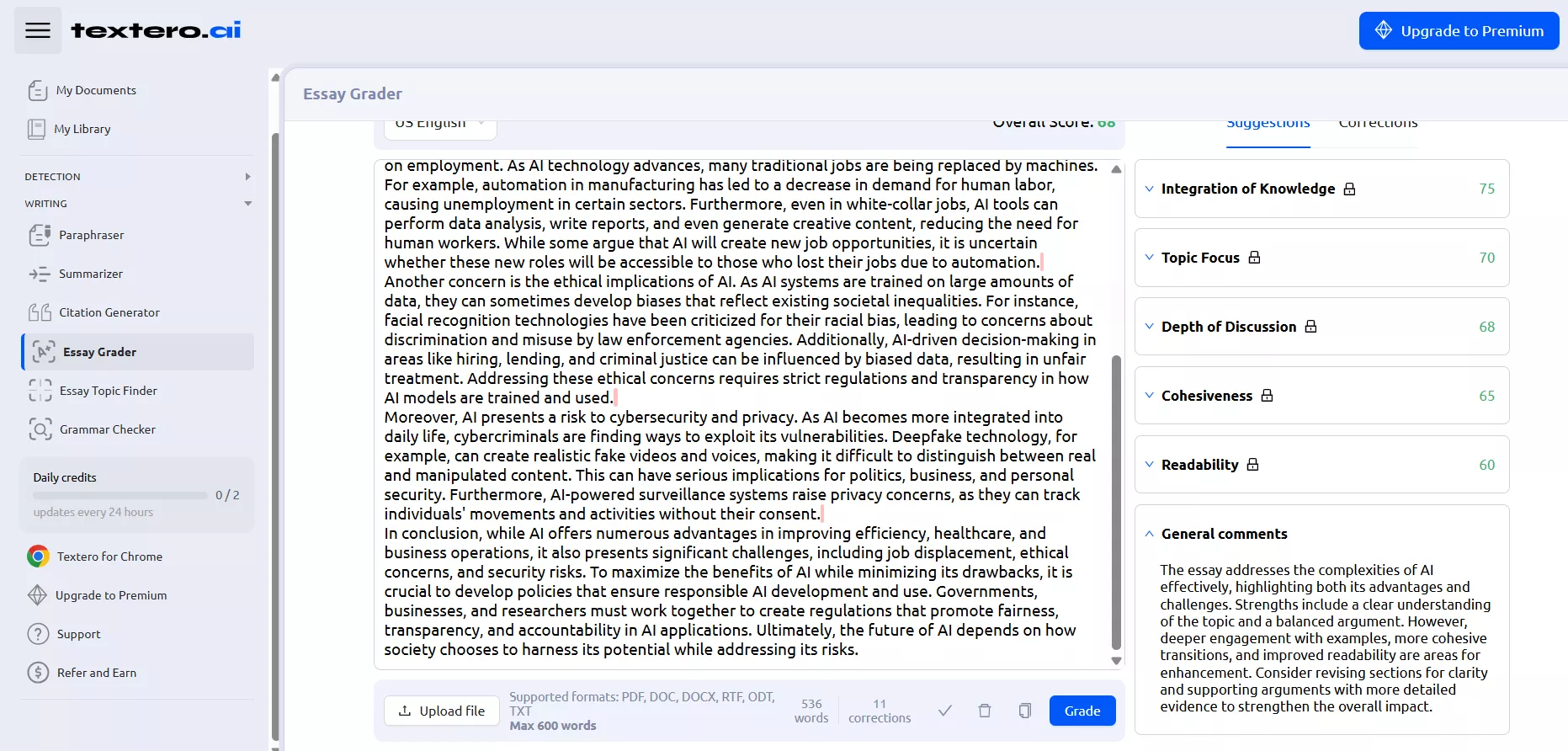 Essay Grading