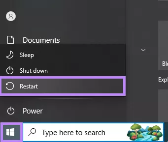 restart your system