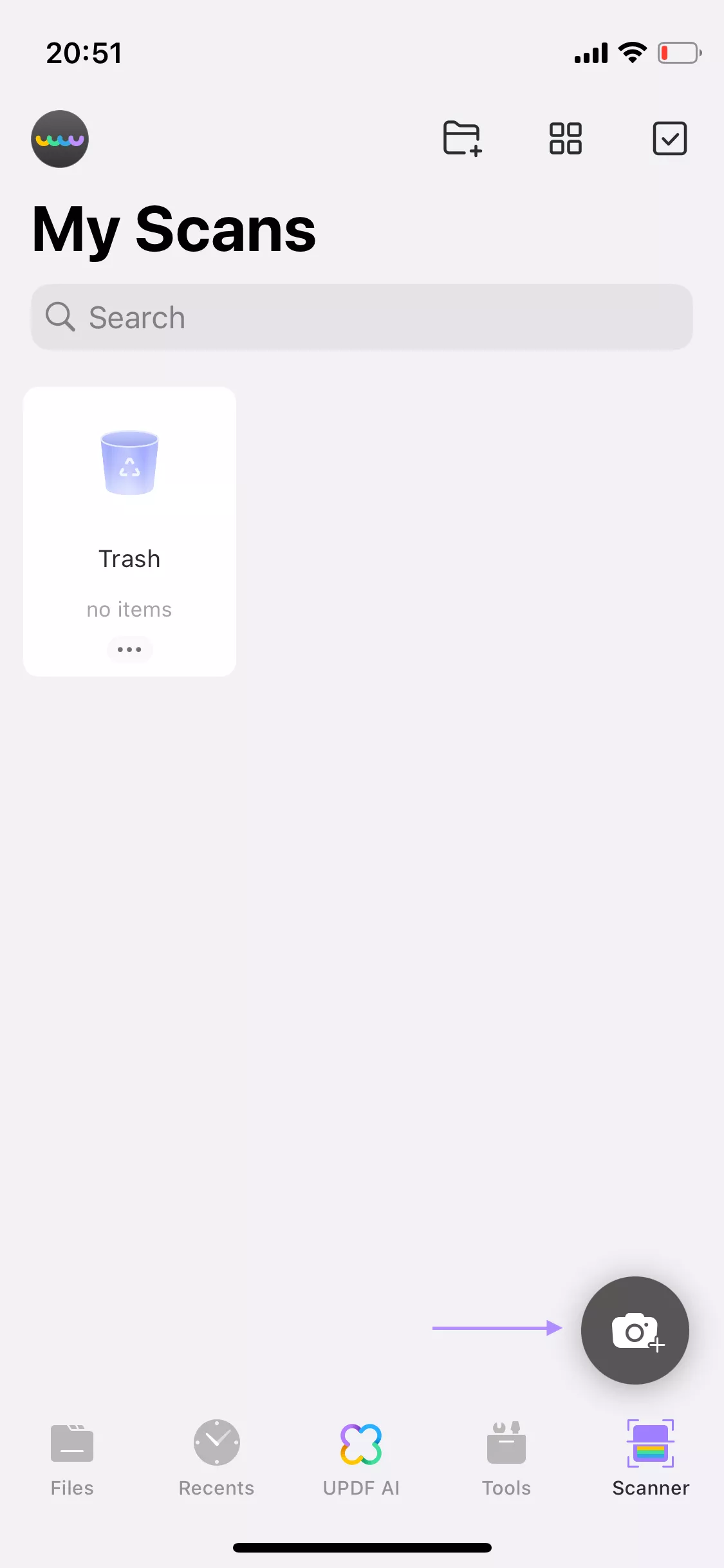 select scanner updf ios