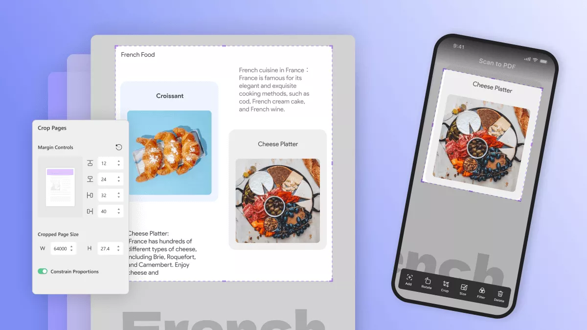 iPhone 裁剪 PDF 文檔頁面的方法和步驟