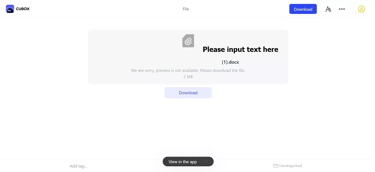 does not support pdf documents