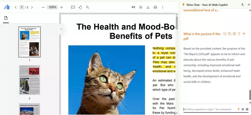 elmo chat chrome extension