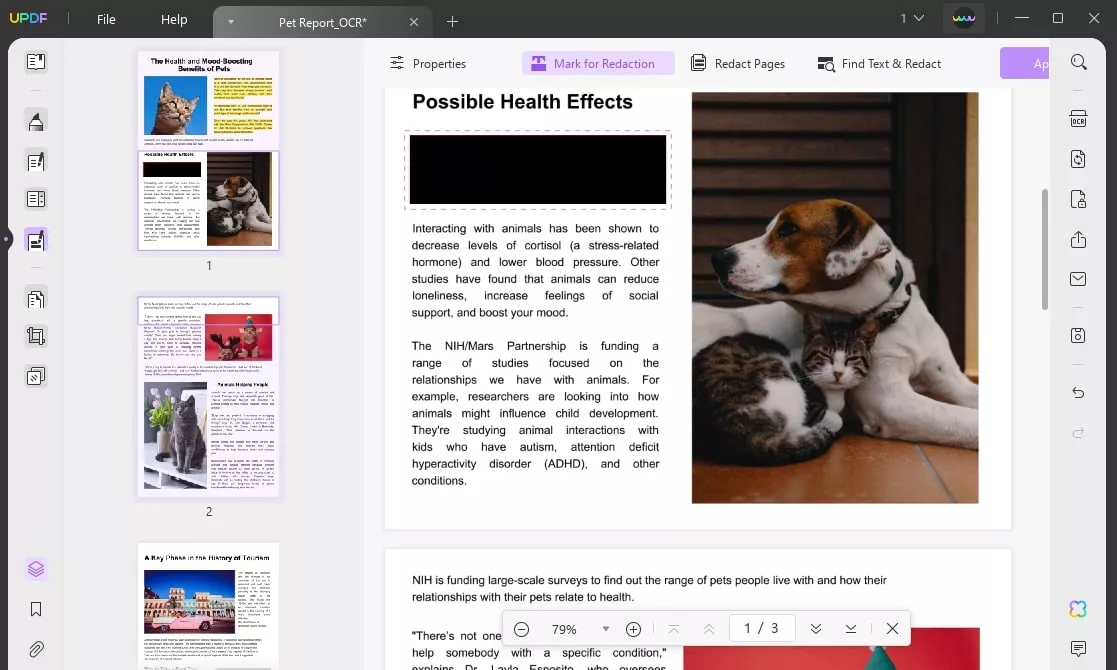 play pdf in slideshow