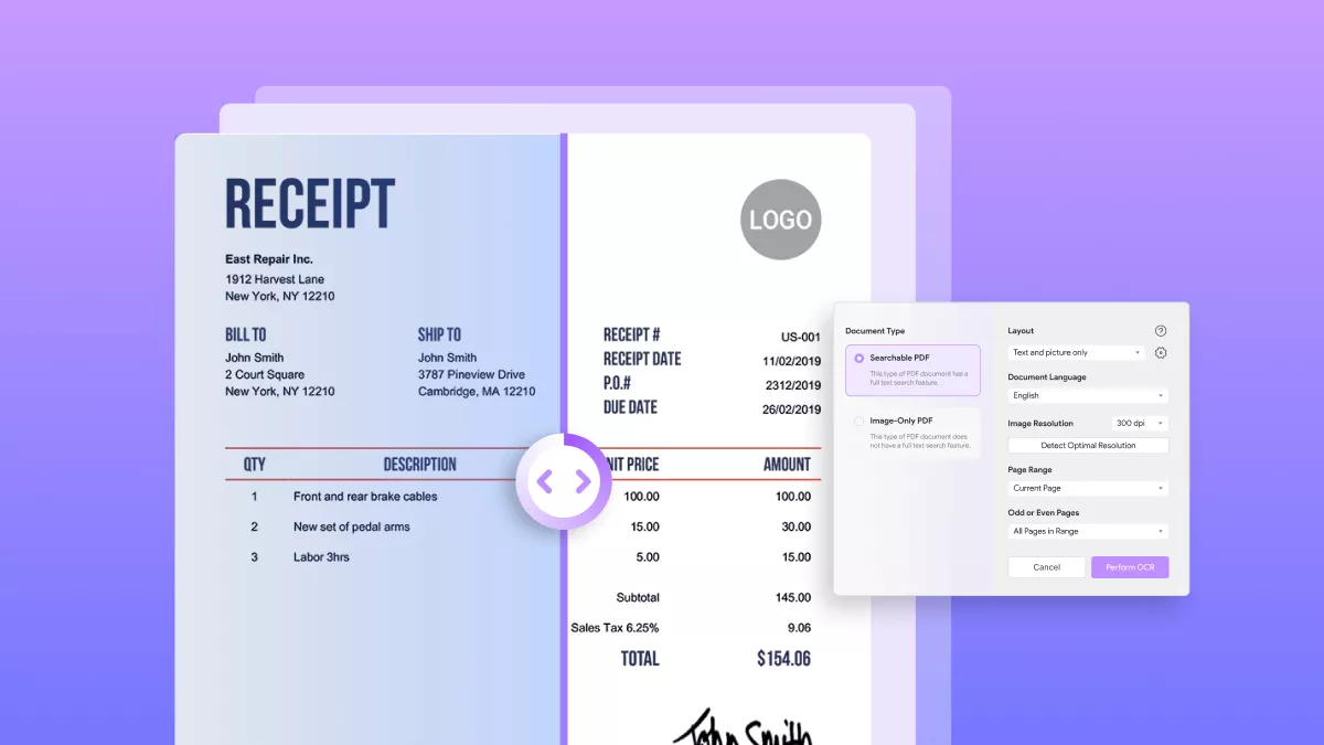 如何執行收據OCR並以高精度提取數據？