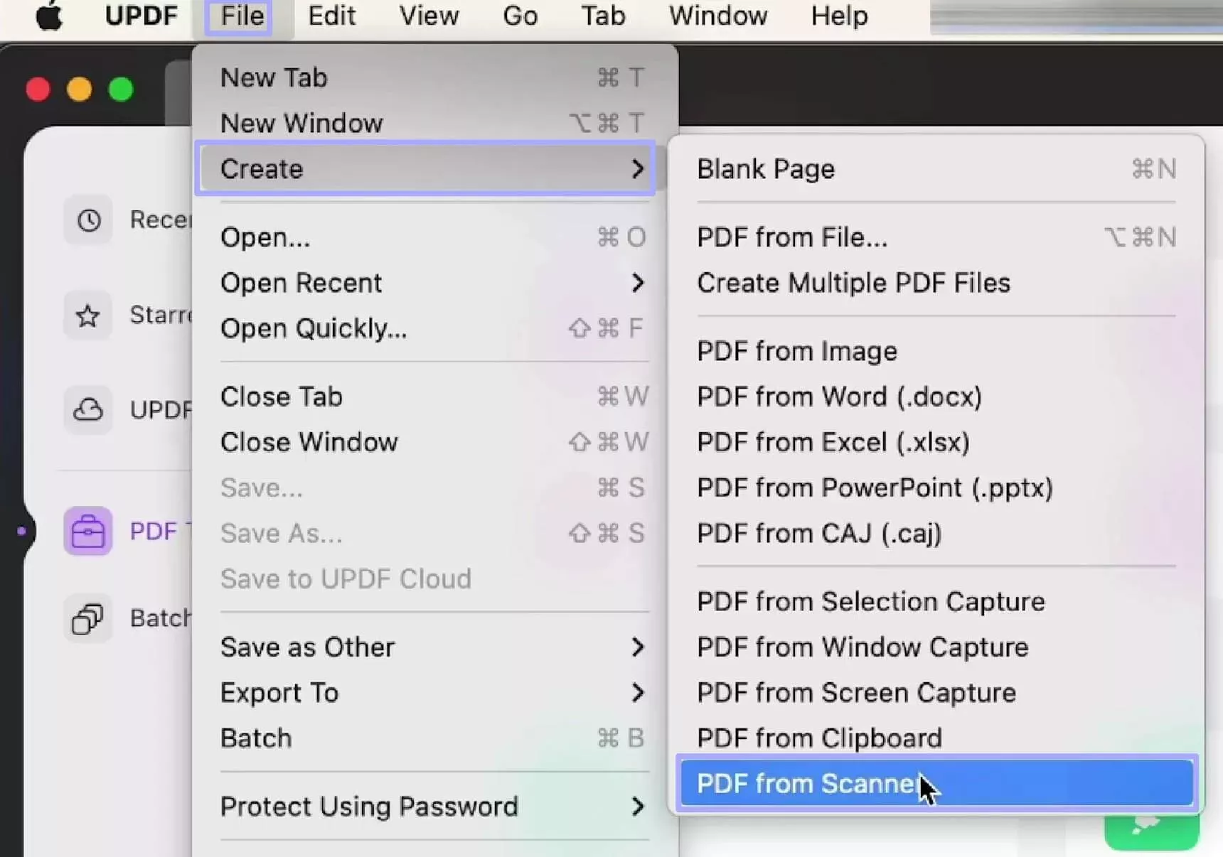 scan a document on Mac