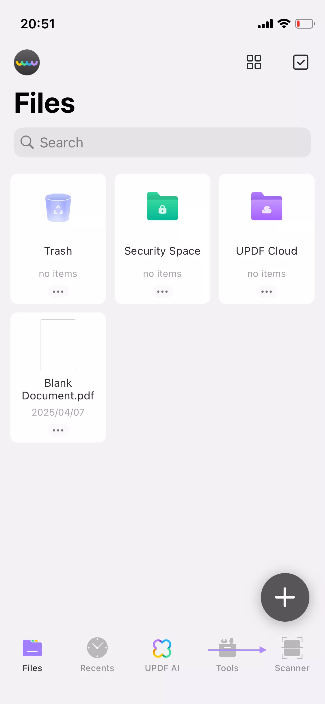 camera updf ios