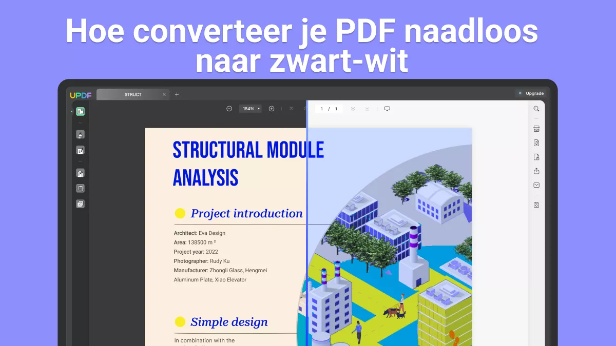 Hoe converteer je PDF naadloos naar zwart-wit (niet naar grijstinten)? (3 manieren)