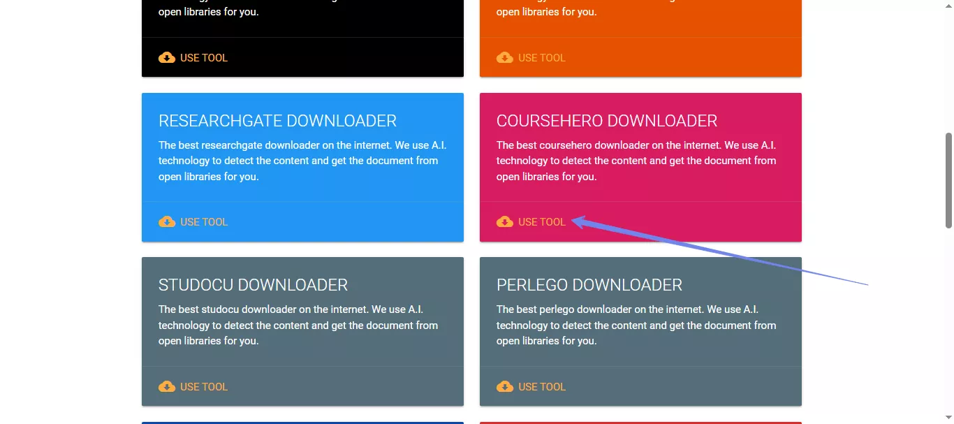 click use tool docsdownloader