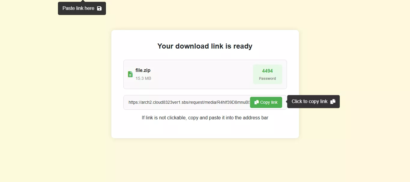 copy and paste the link in the browser's search bar mydocdownloader