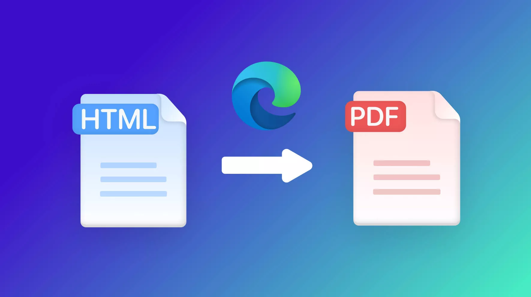 如何將Microsoft Edge HTML文件轉換為PDF文件？