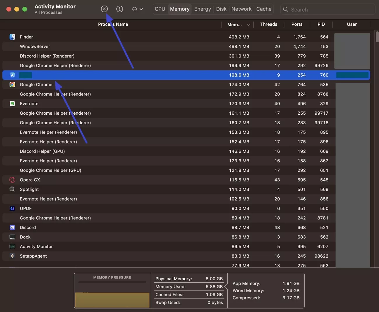 force stop remote running tool