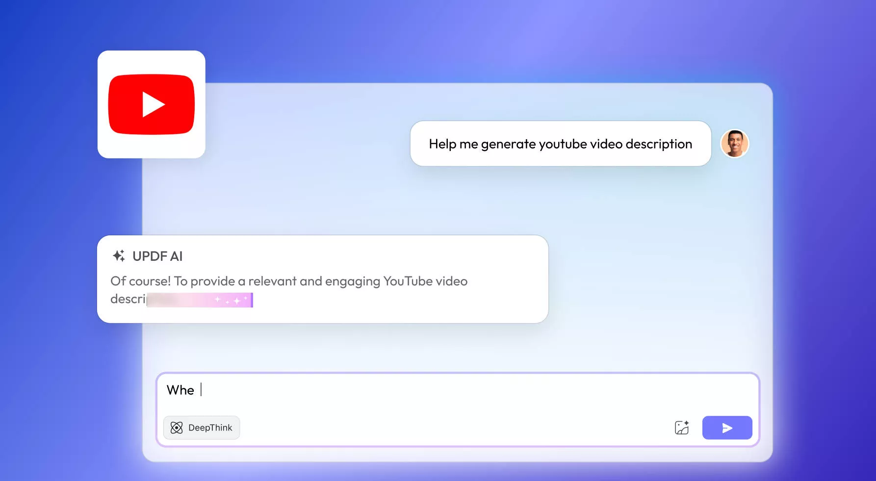 Gerador Online Gratuito de Descrições para YouTube com IA