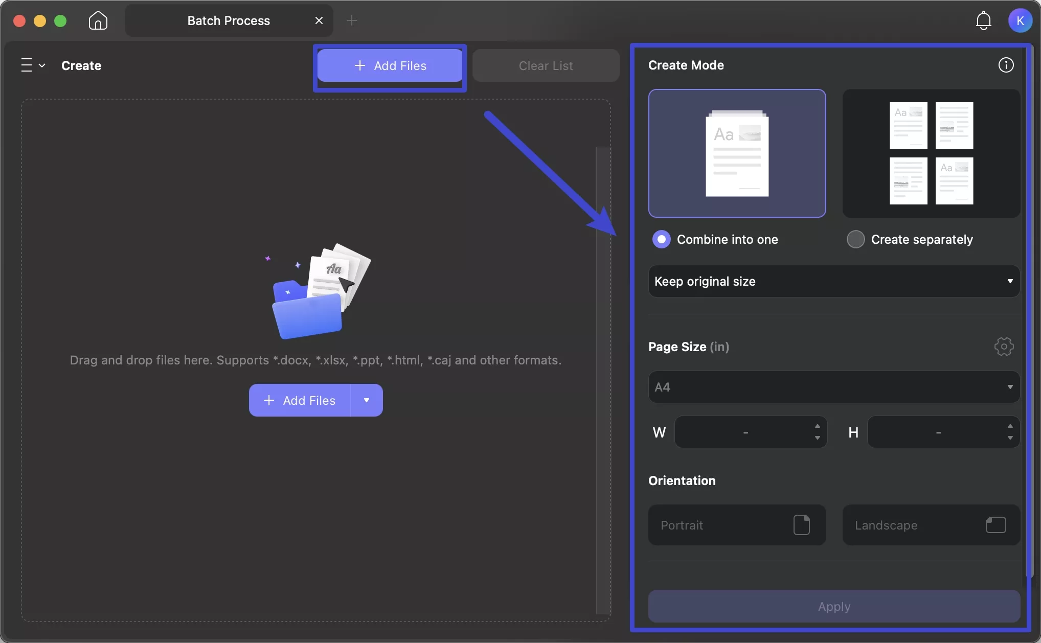 create multiple pdfs from nef files updf mac