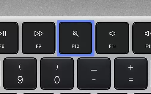 check the mute key mav