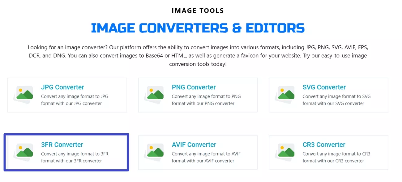 locate 3fr converter bi tools
