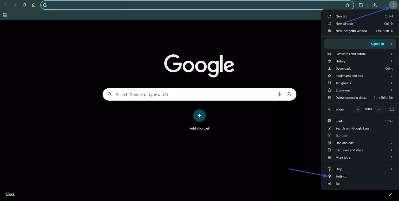 access setting in chrome mac