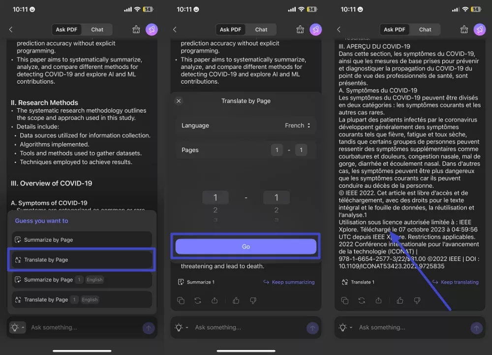 translate pdfs updf ai