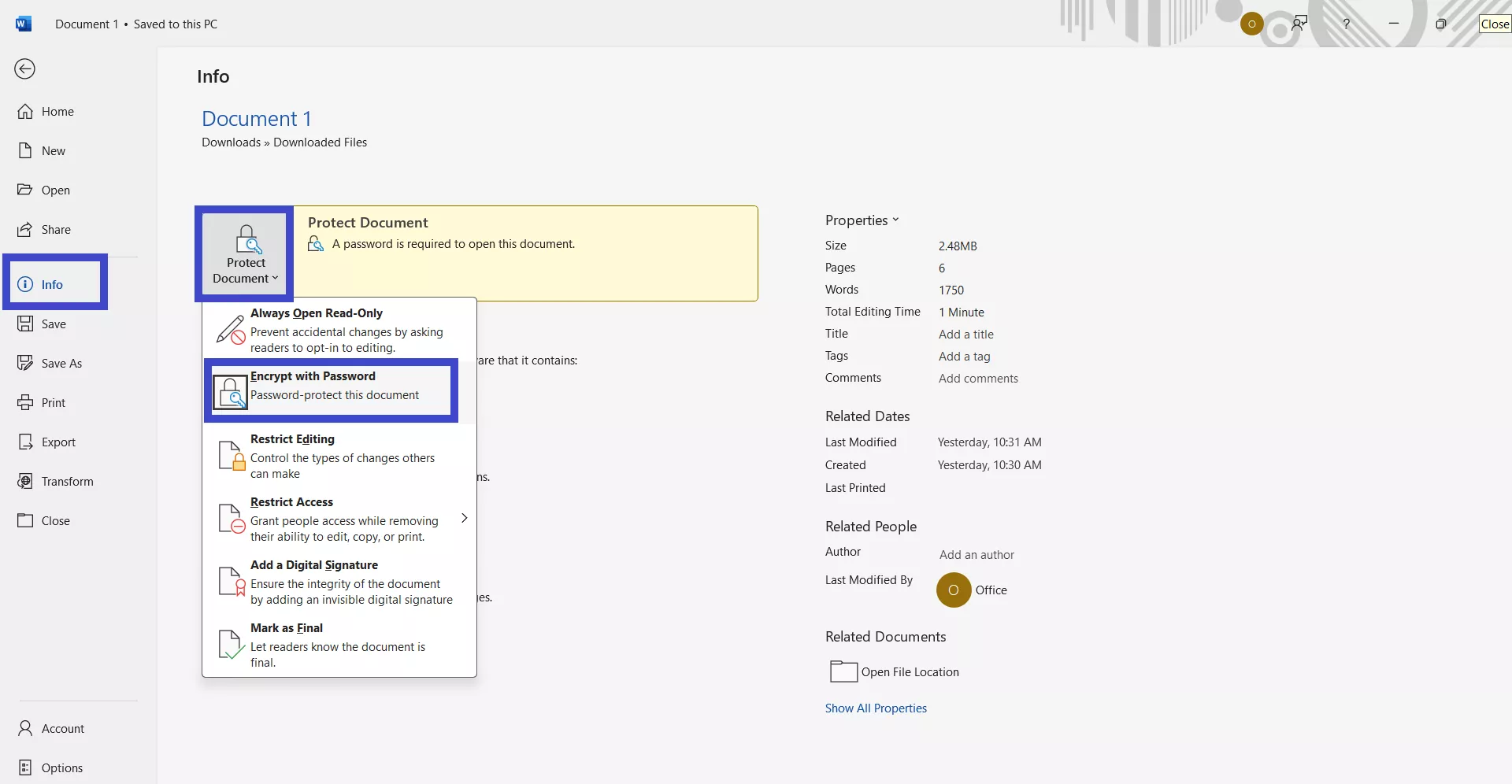 encrypt-with-password