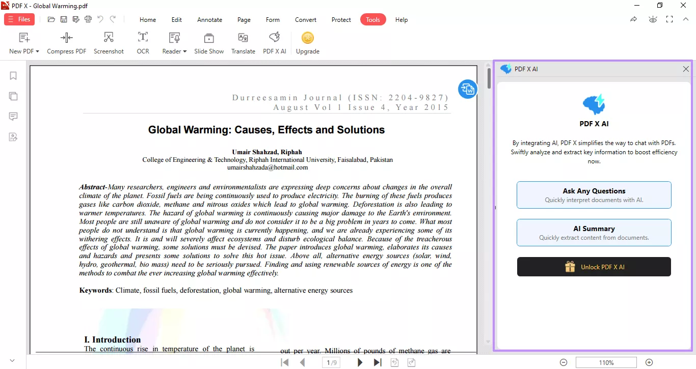  pdf x ai features