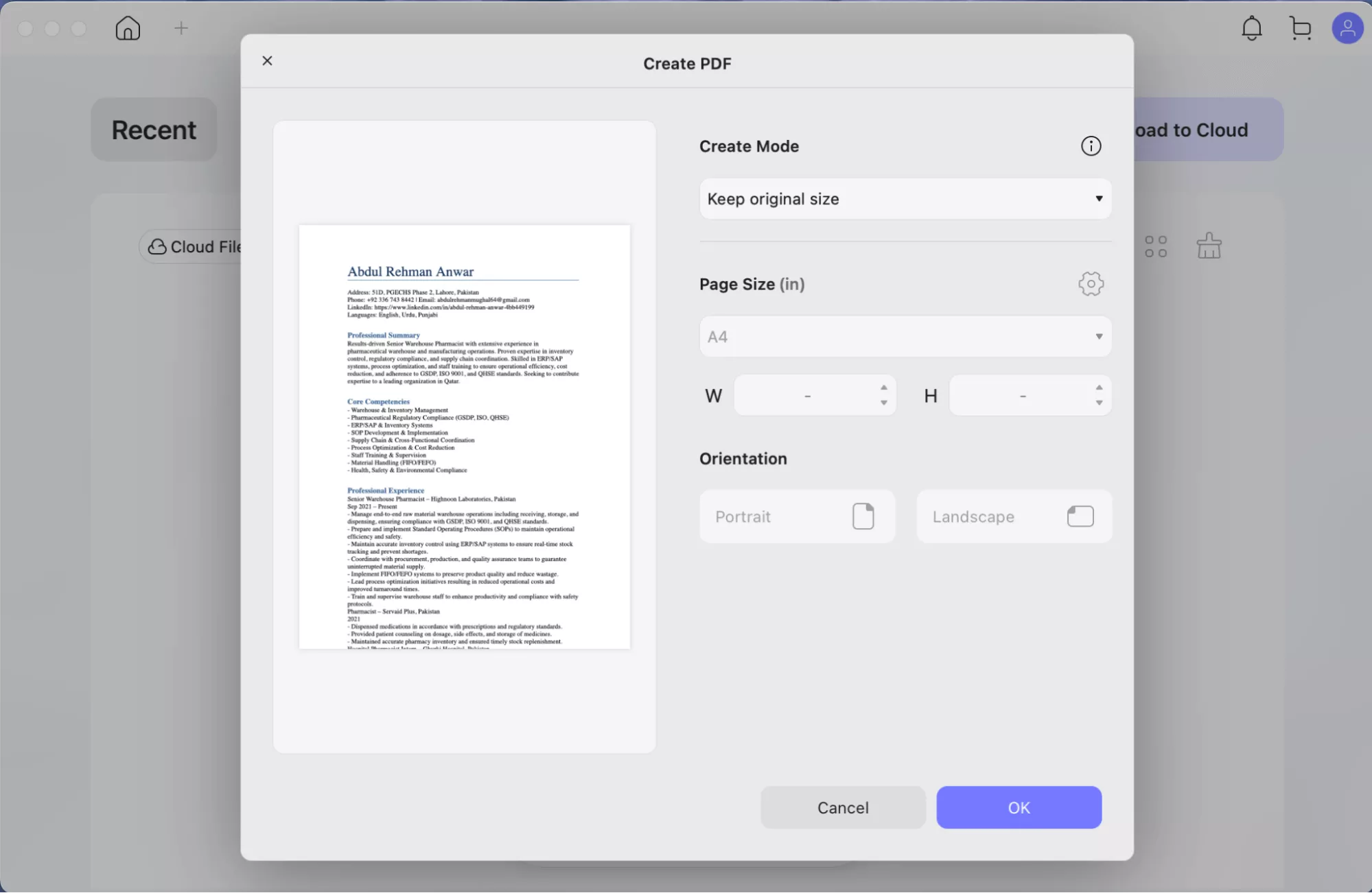 view word file on updf mac