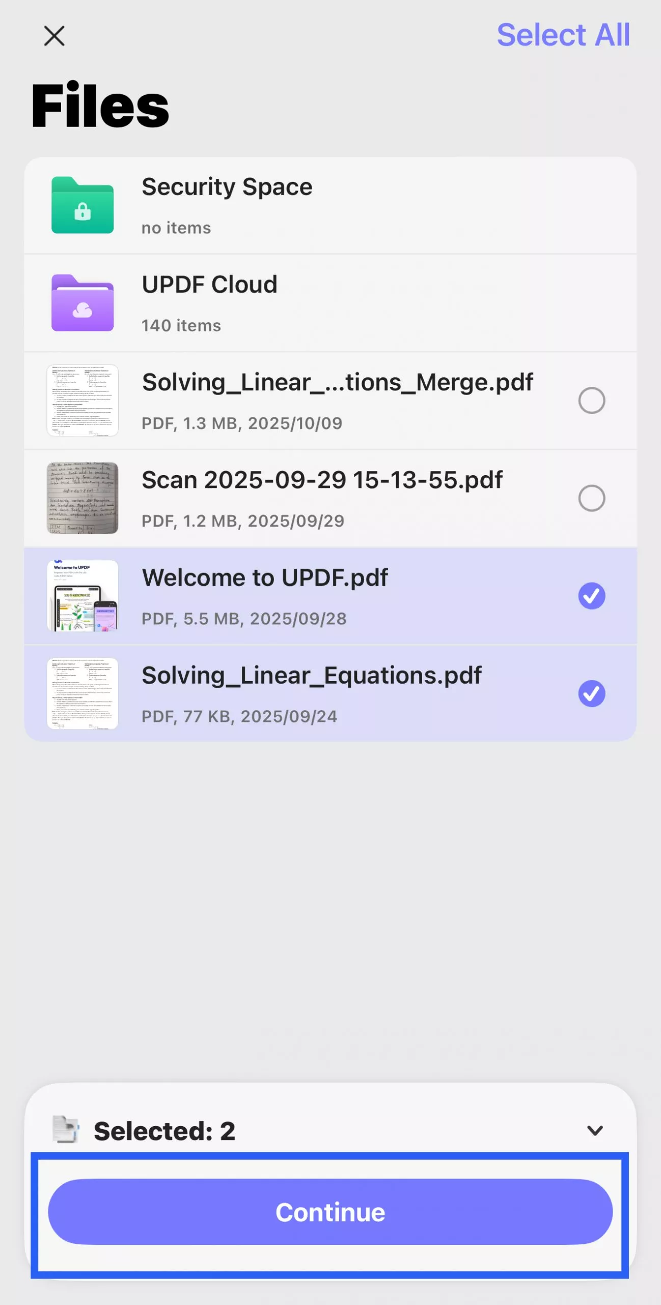 combine files on phone