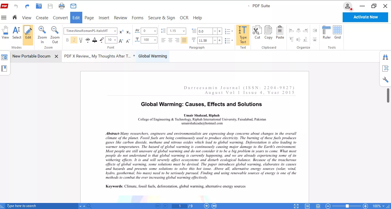 edit pdf feature pdf suite