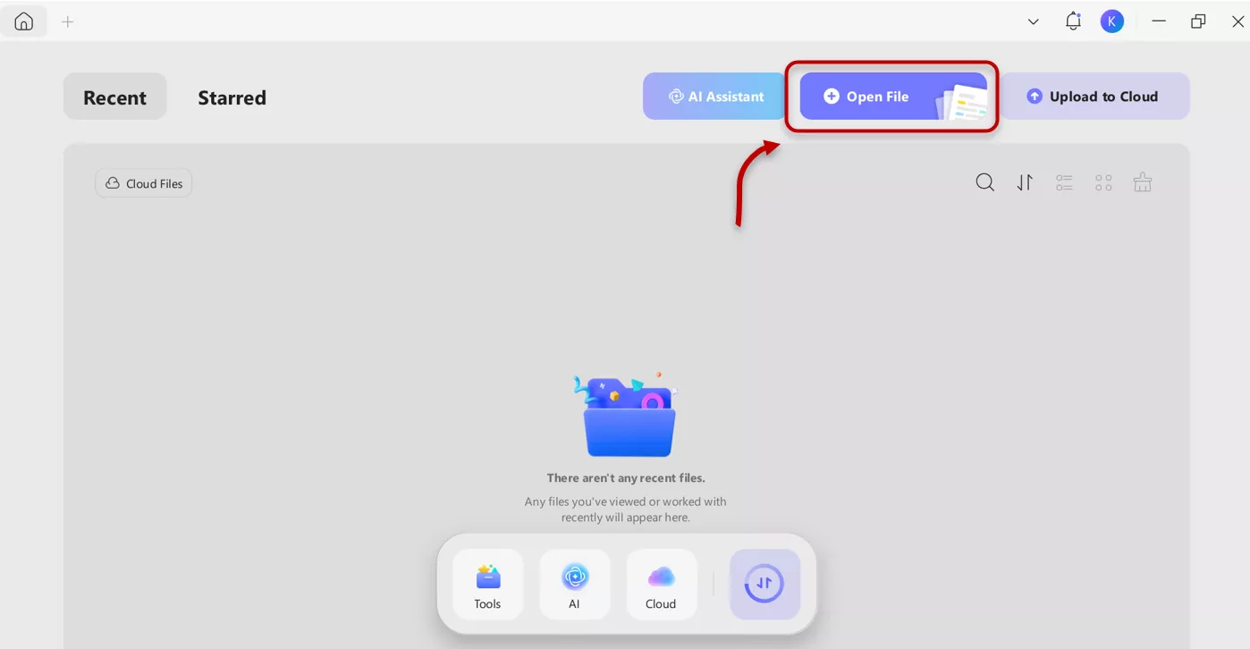 Opening PDF within UPDF