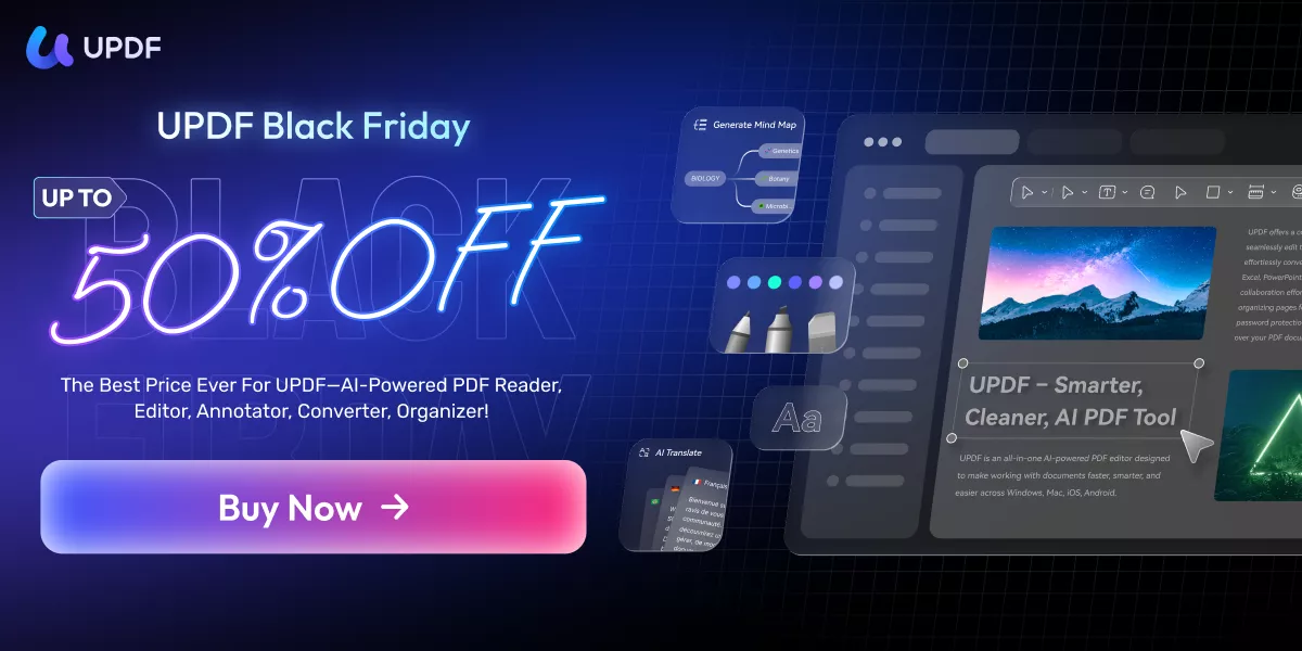 UPDF black friday