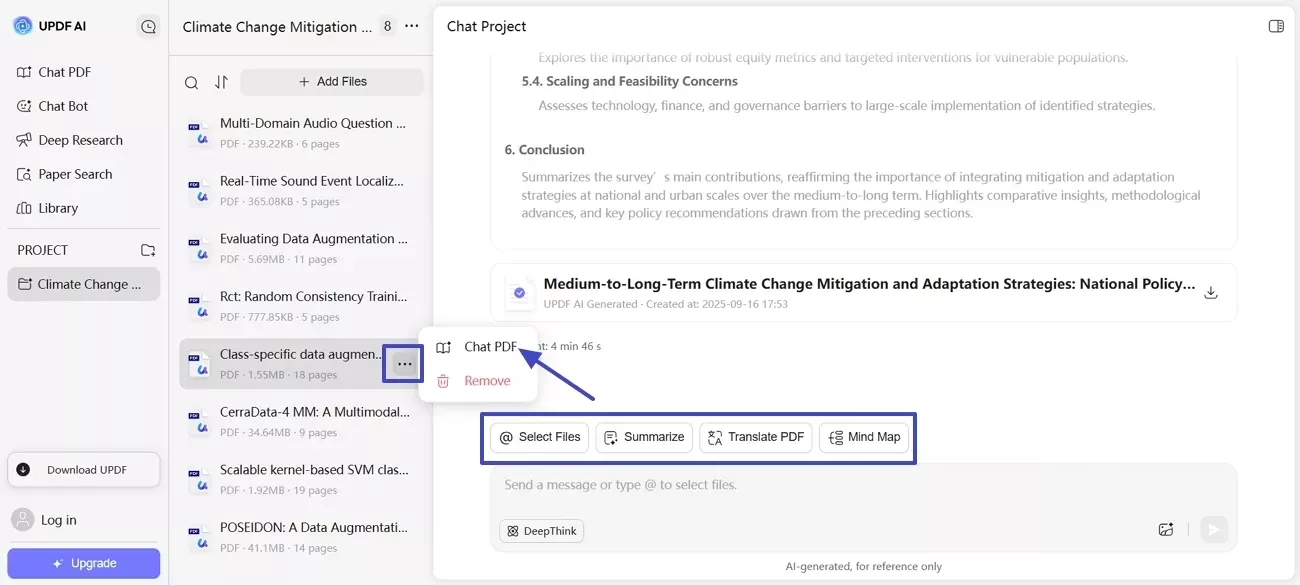 updf ai structured output