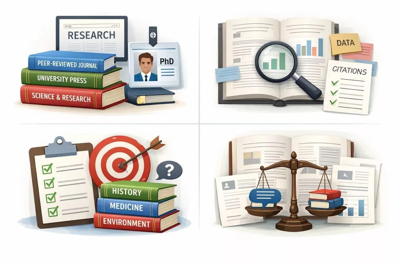 key qualities of research source