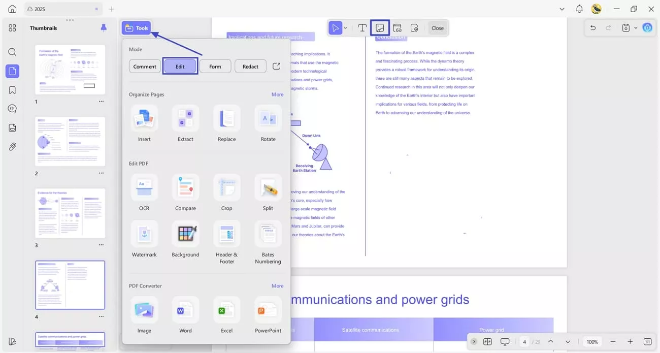 updf text image editing tool