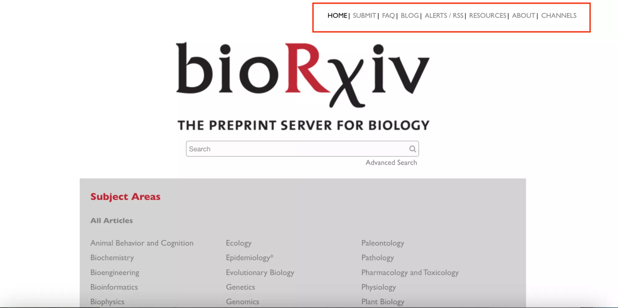 biorxiv other options