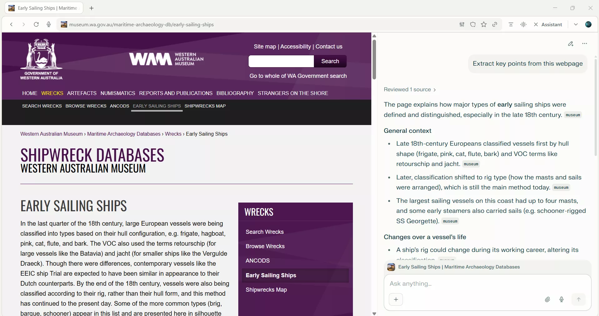 extract insights webpage